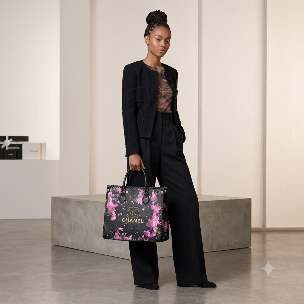 Luxury tote handbag