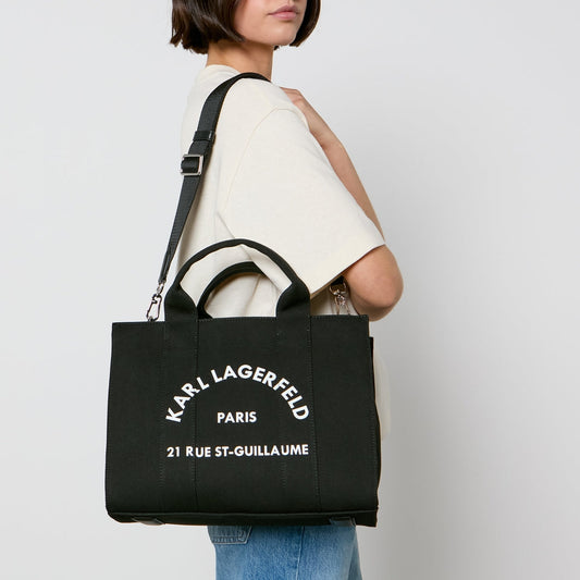 Luxury black canvas tote top quality for women