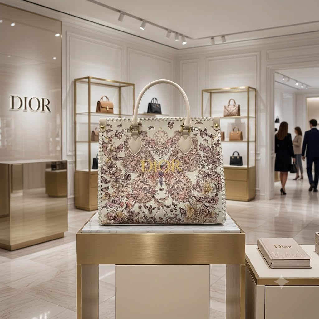 Luxury tote handbag