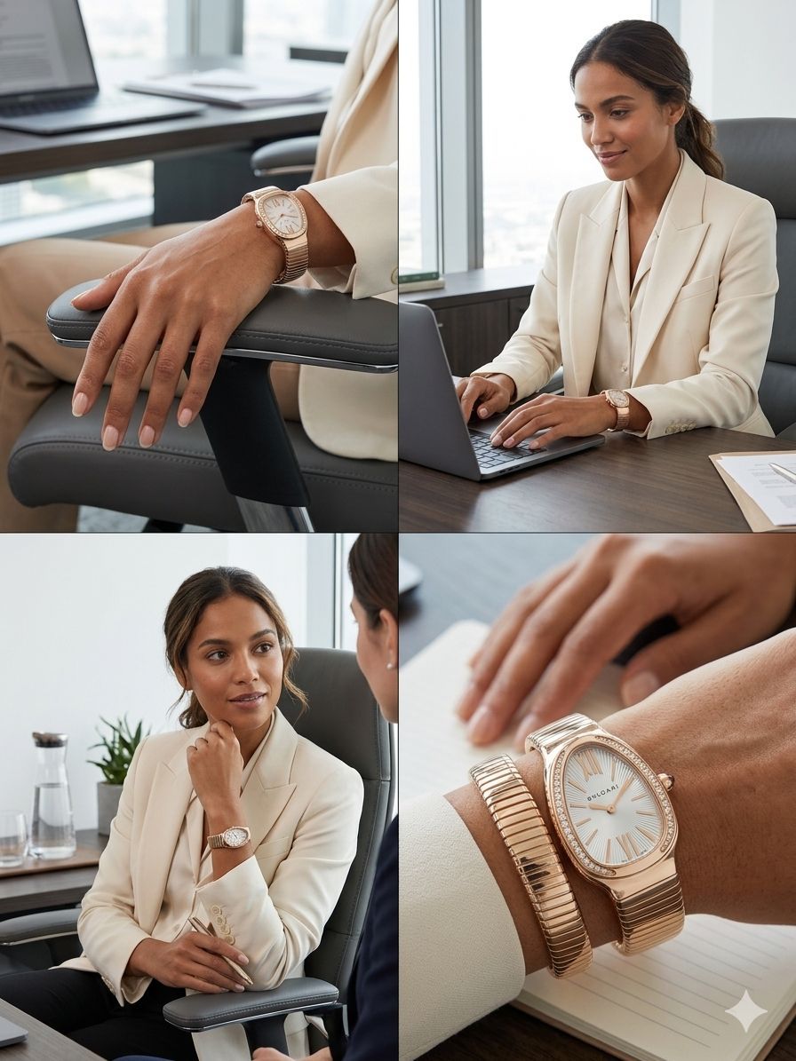 Snake Design luxury Watch for Women (g)