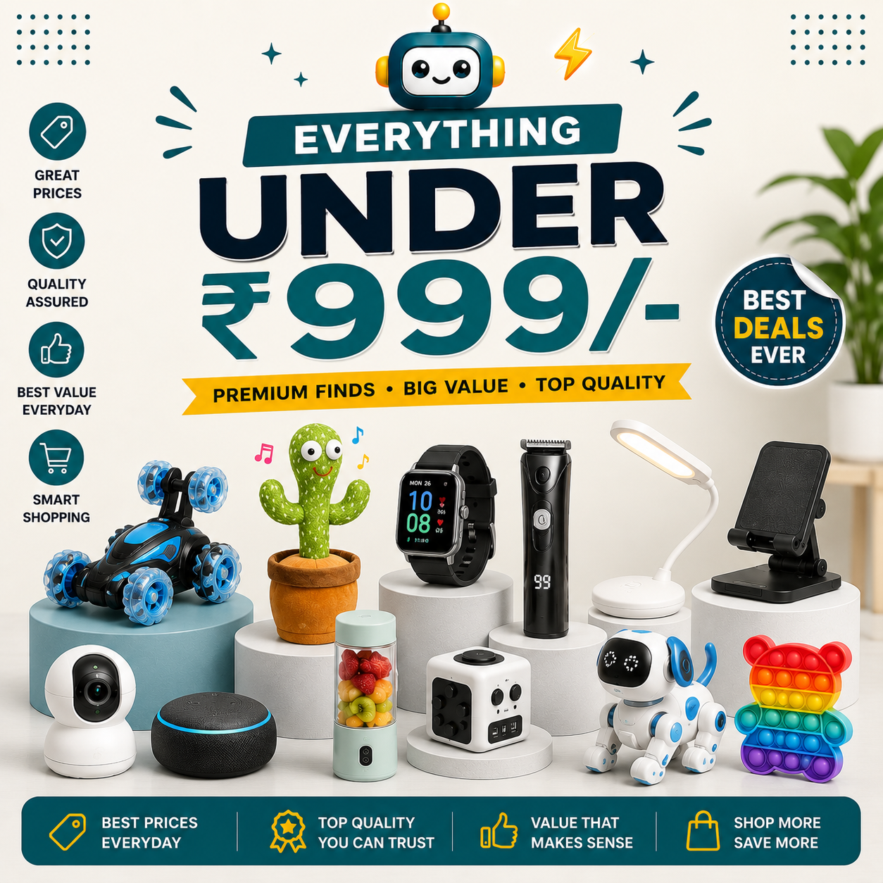 Under ₹999