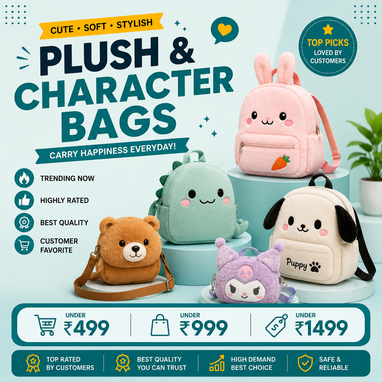 Plush & Character Bags