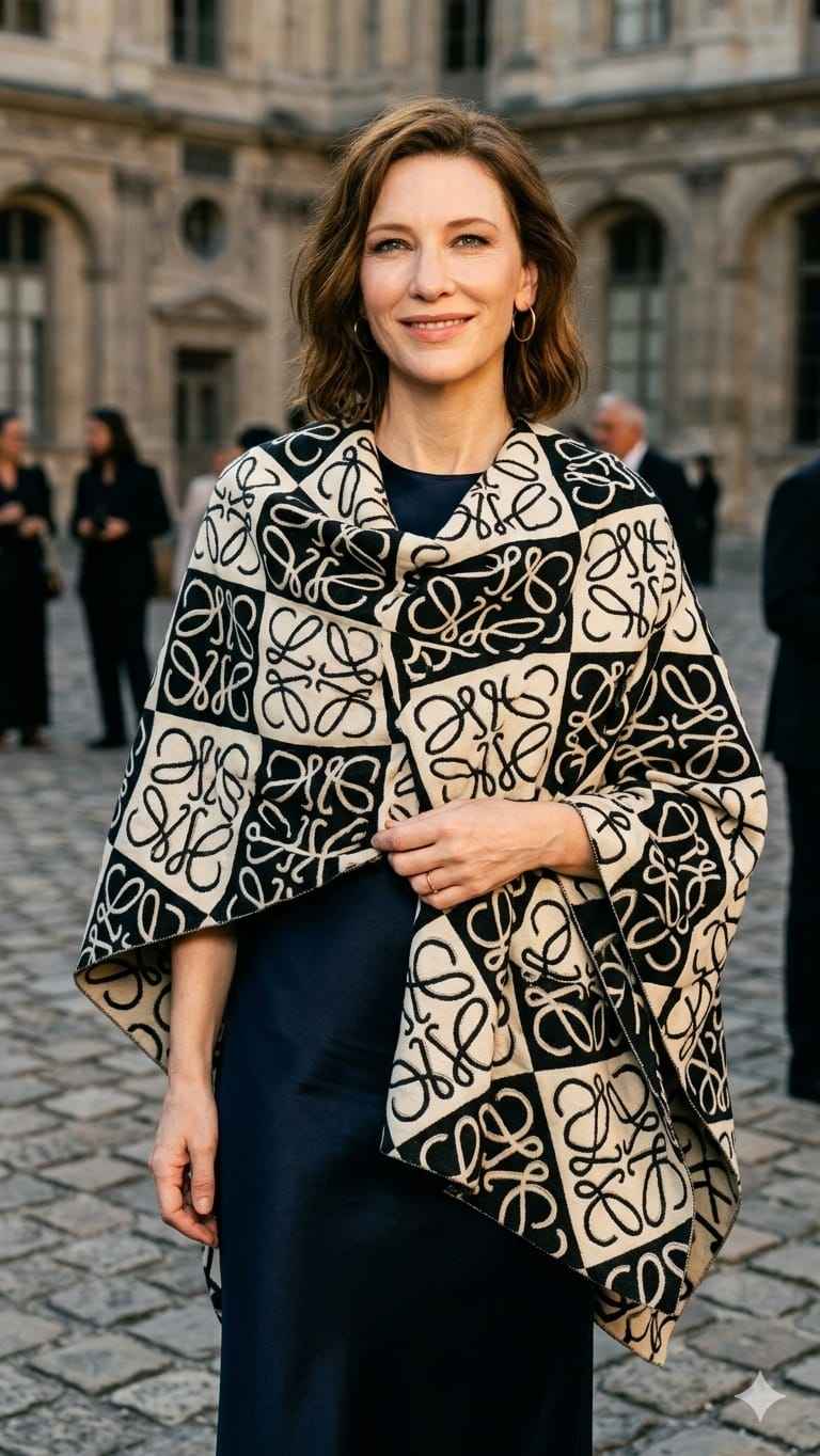 Luxury Loewe warm shawl