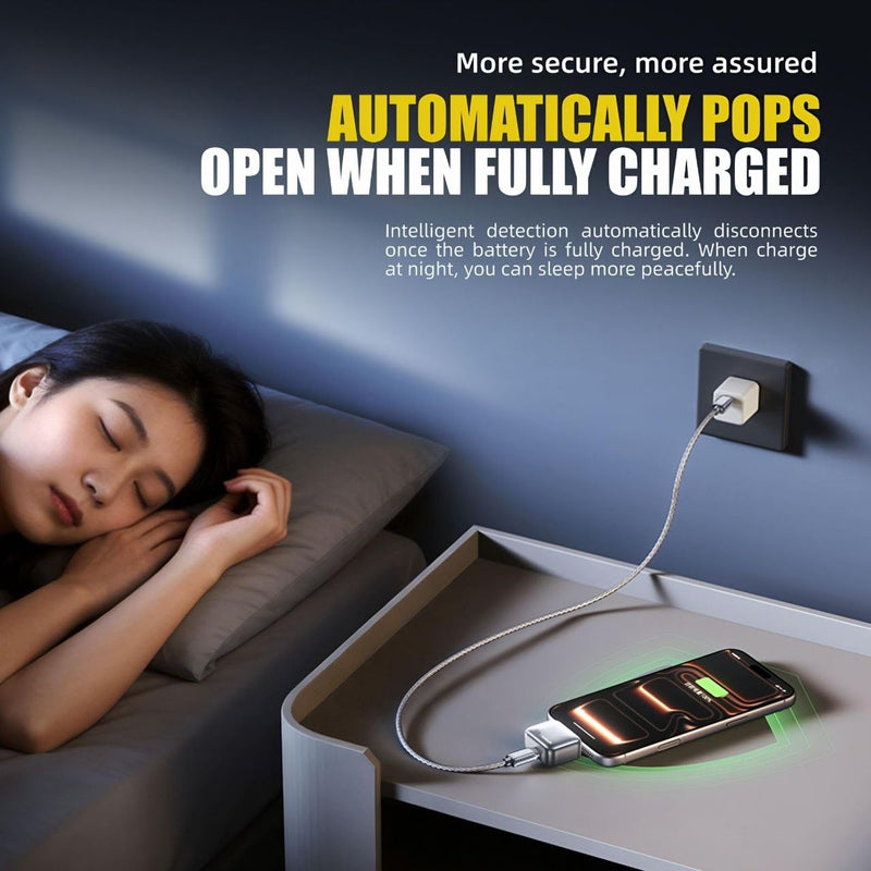 Smart Auto-Disconnect USB Type-C Charging Adapter