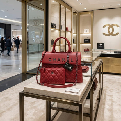 Luxury Quilted Bag With Wallet for Women