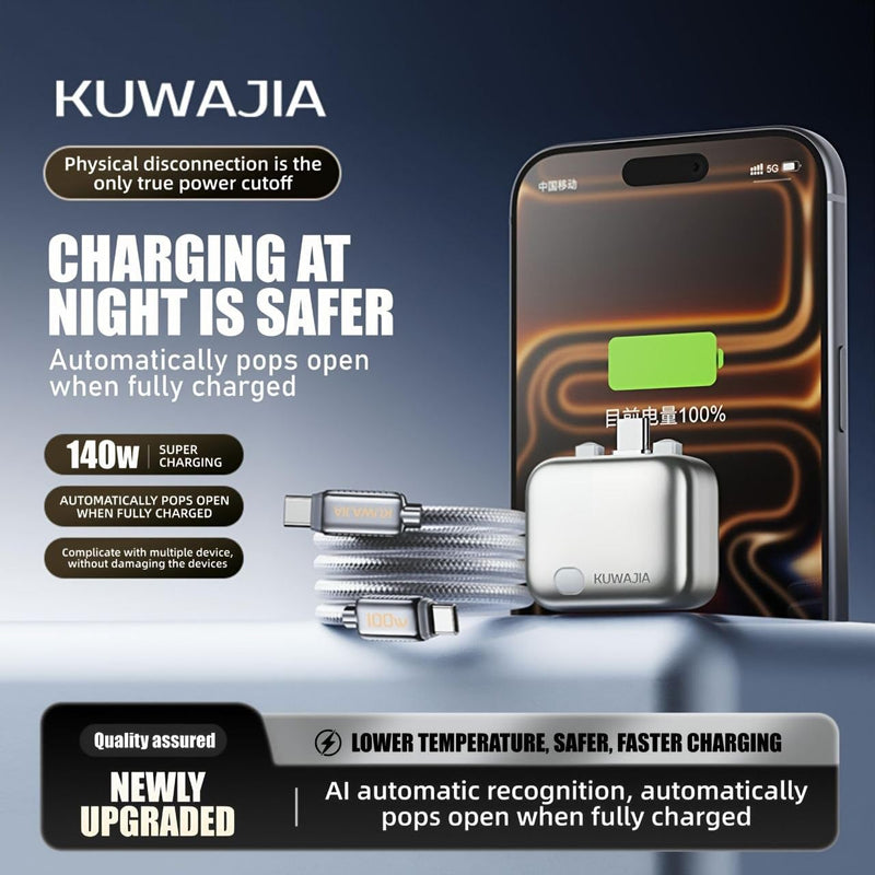 Smart Auto-Disconnect USB Type-C Charging Adapter