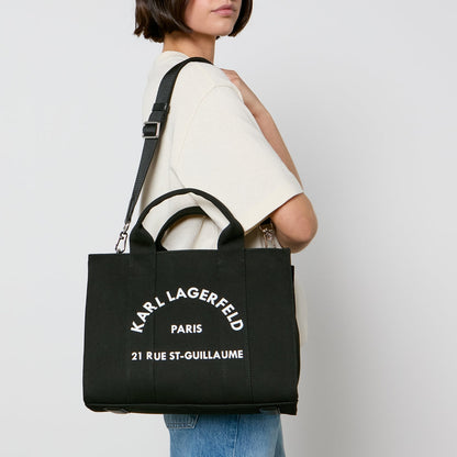 Luxury  black canvas tote top quality for women