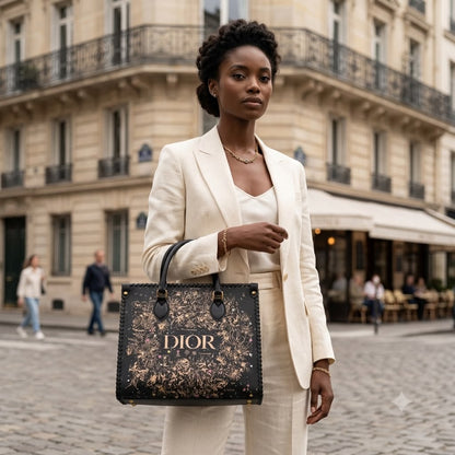 Luxury tote handbag