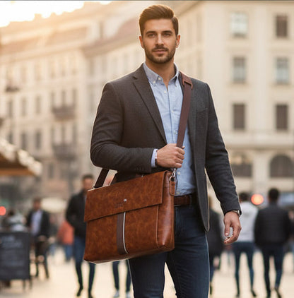 Luxury laptop bag