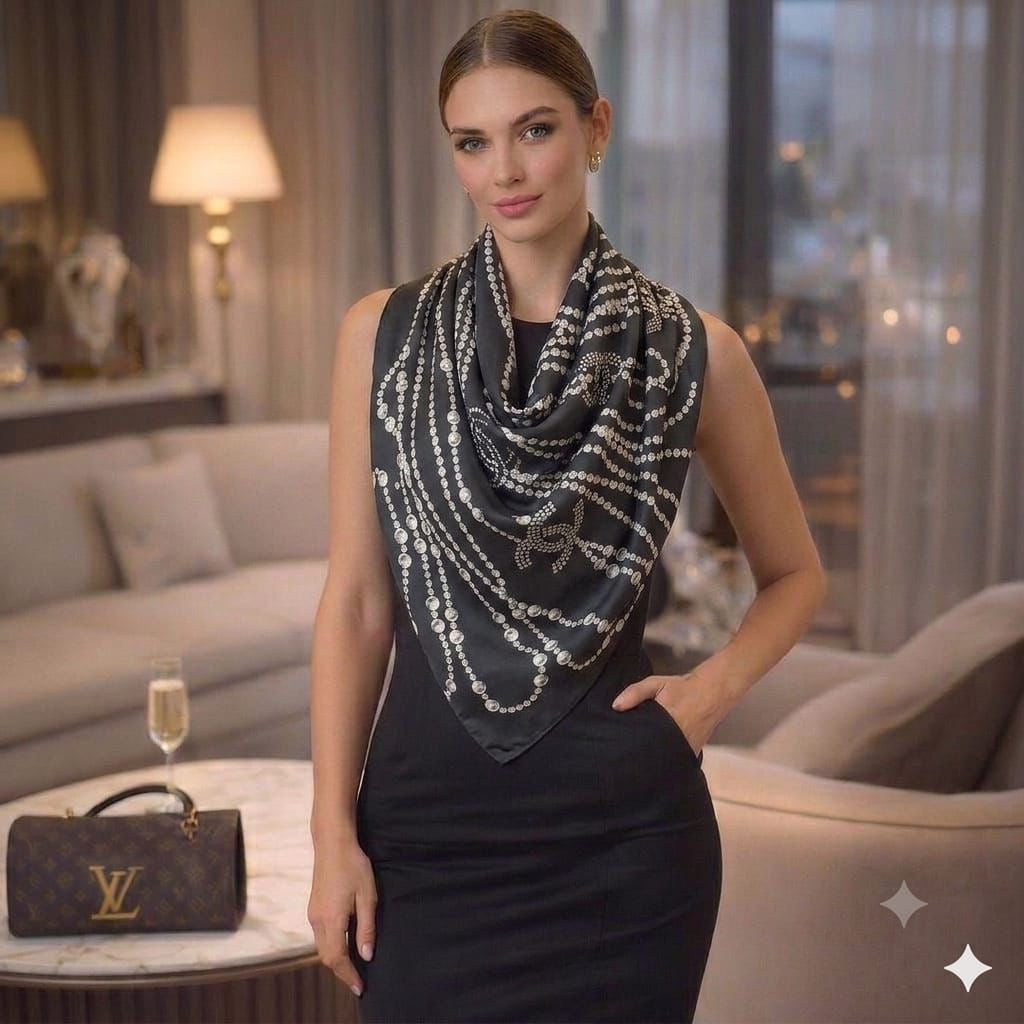 Luxury silk stoles