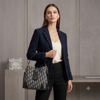 Luxury bucket bag