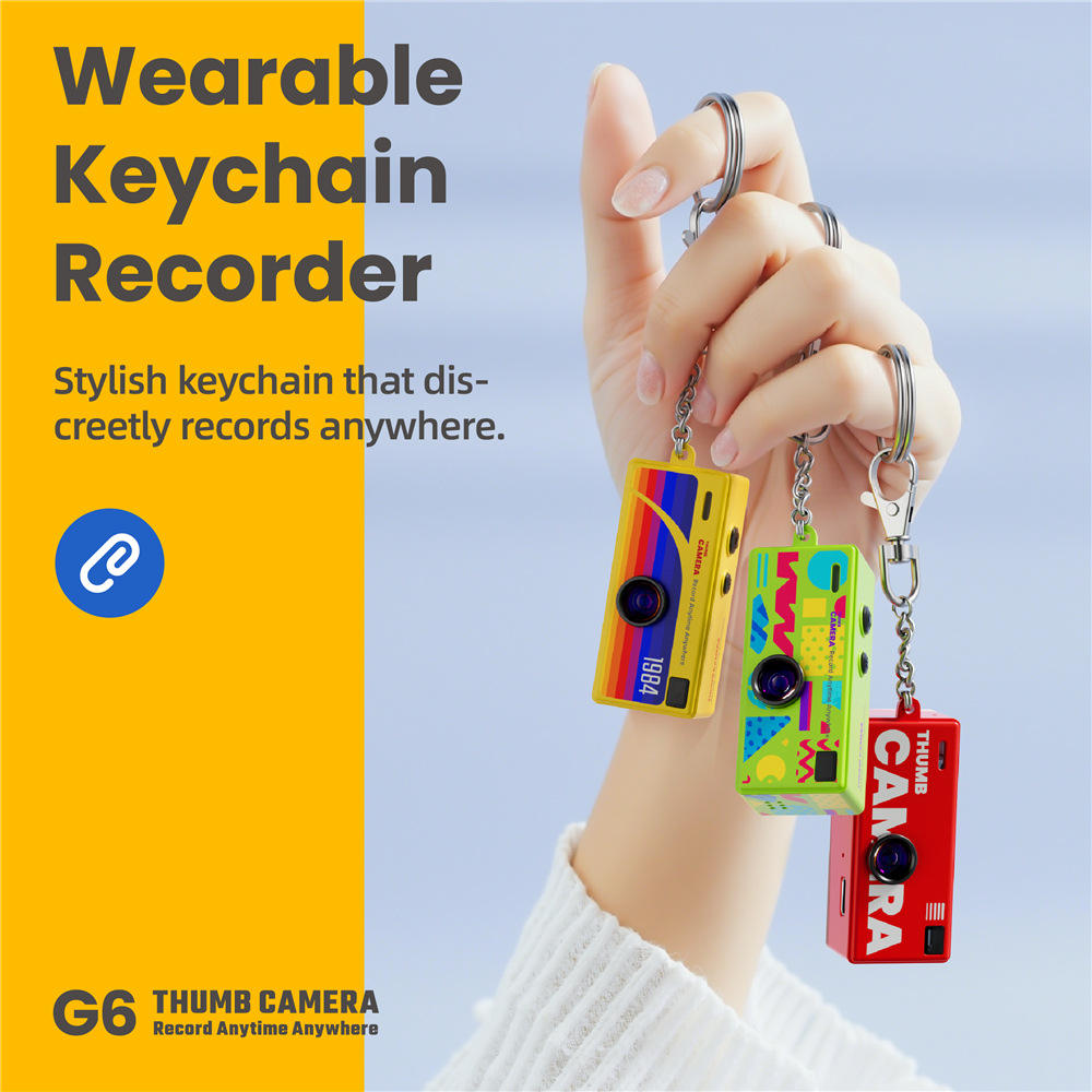 Mini Thumb Camera - Retro 1984 Style Keychain Digital Camera