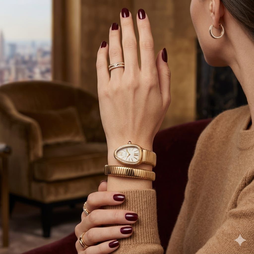 Snake Design luxury Watch for Women (g)