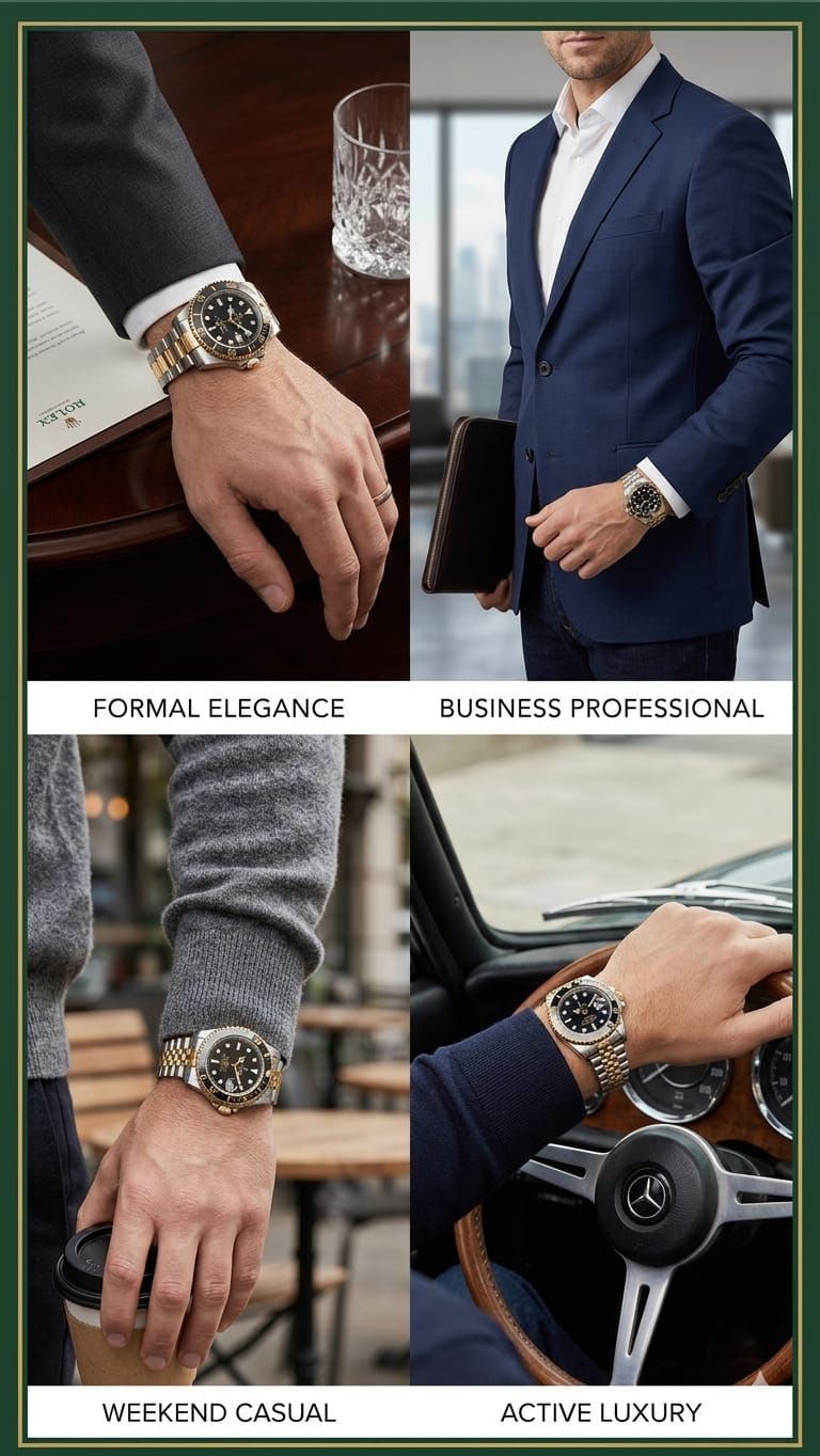 Automatic Watch for Men – Luxury Self-Winding Wrist Watch (g)