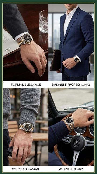Automatic Watch for Men – Luxury Self-Winding Wrist Watch (g)