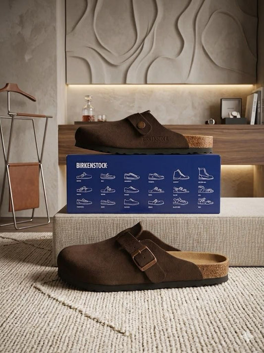 Boston Loafers – Suede Leather Premium Comfort Slip-Ons