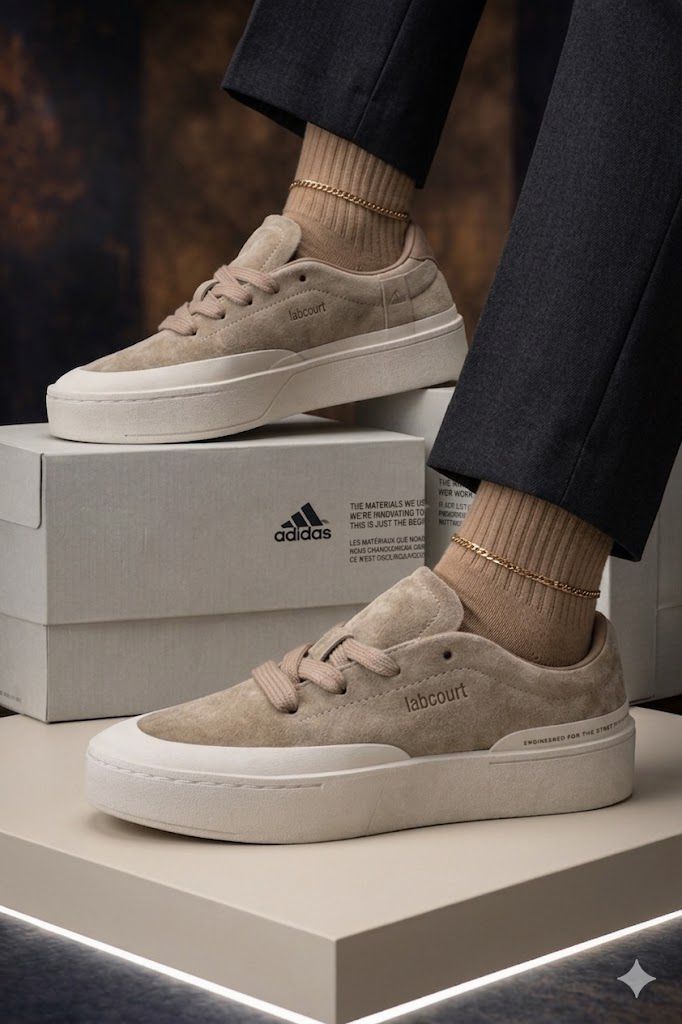 Women Sneakers – Suede Platform Shoes