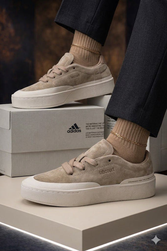 Women Sneakers – Suede Platform Shoes