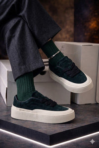 Women Sneakers – Suede Platform Shoes