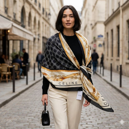 Silk Stoles – Shiny Rectangular Summer Stoles