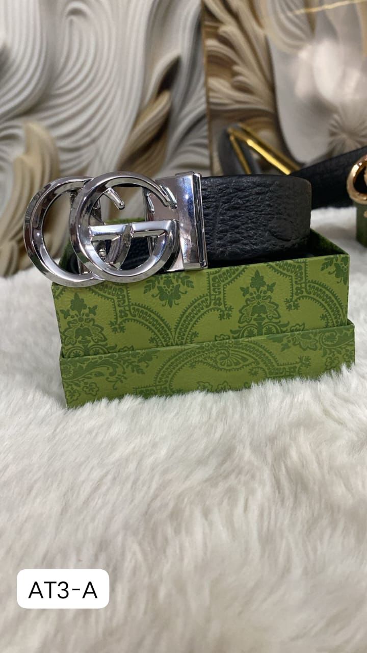 Auto Lock Belt – Premium Leather Designer Belt