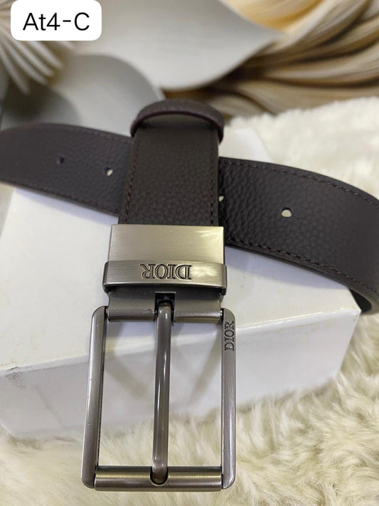 Leather Belt – Premium Designer Belt with Box