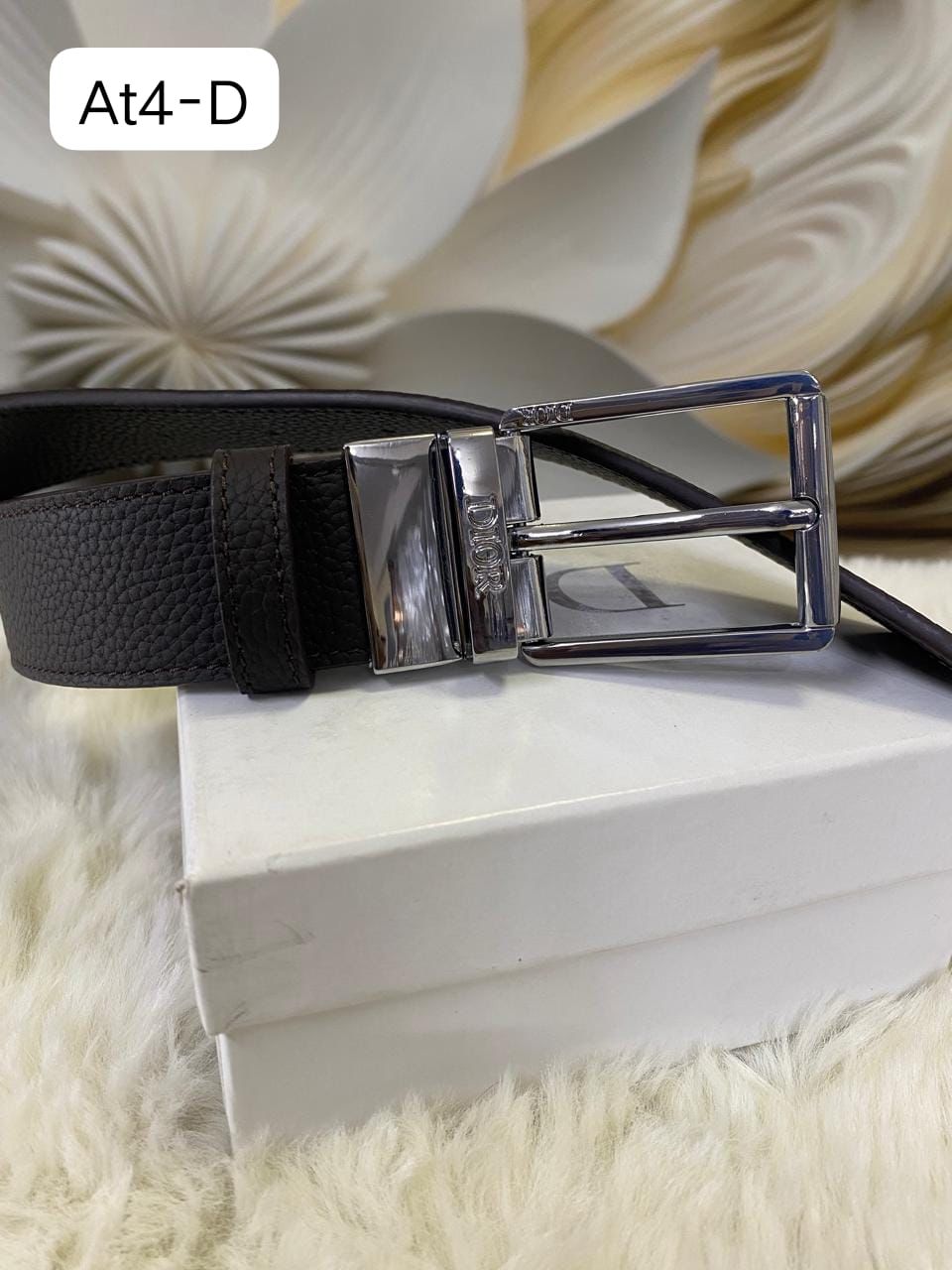 Leather Belt – Premium Designer Belt with Box