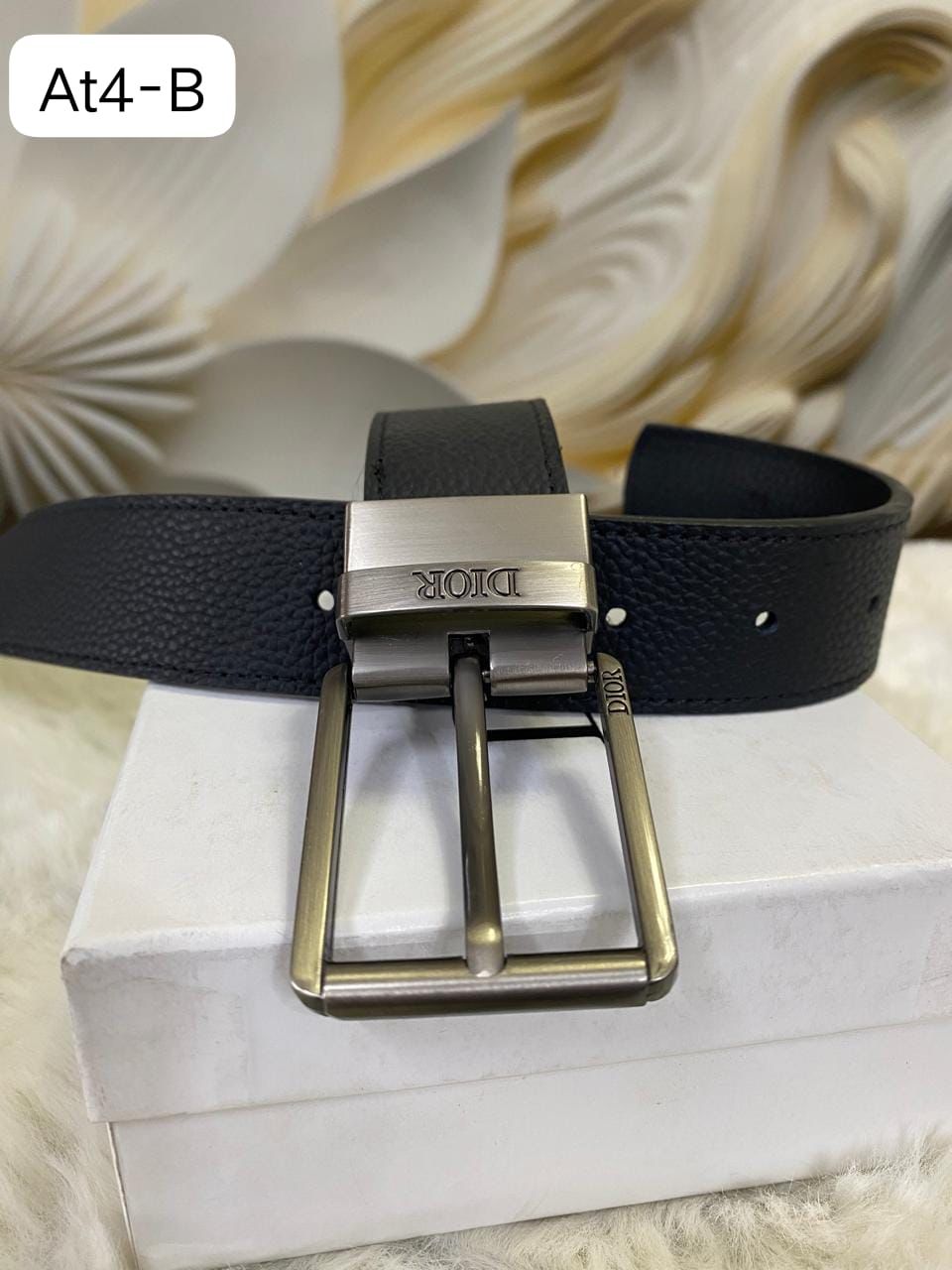 Leather Belt – Premium Designer Belt with Box