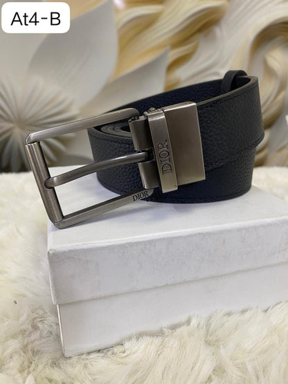 Leather Belt – Premium Designer Belt with Box