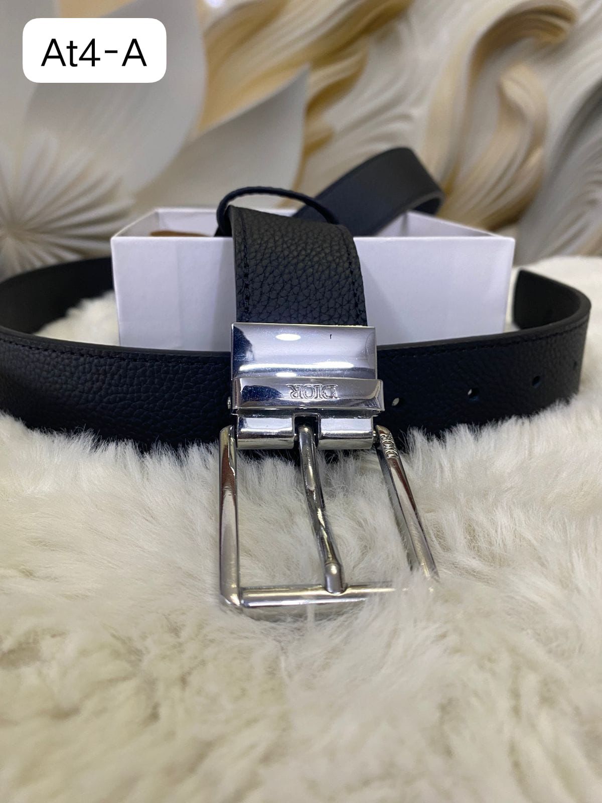 Leather Belt – Premium Designer Belt with Box