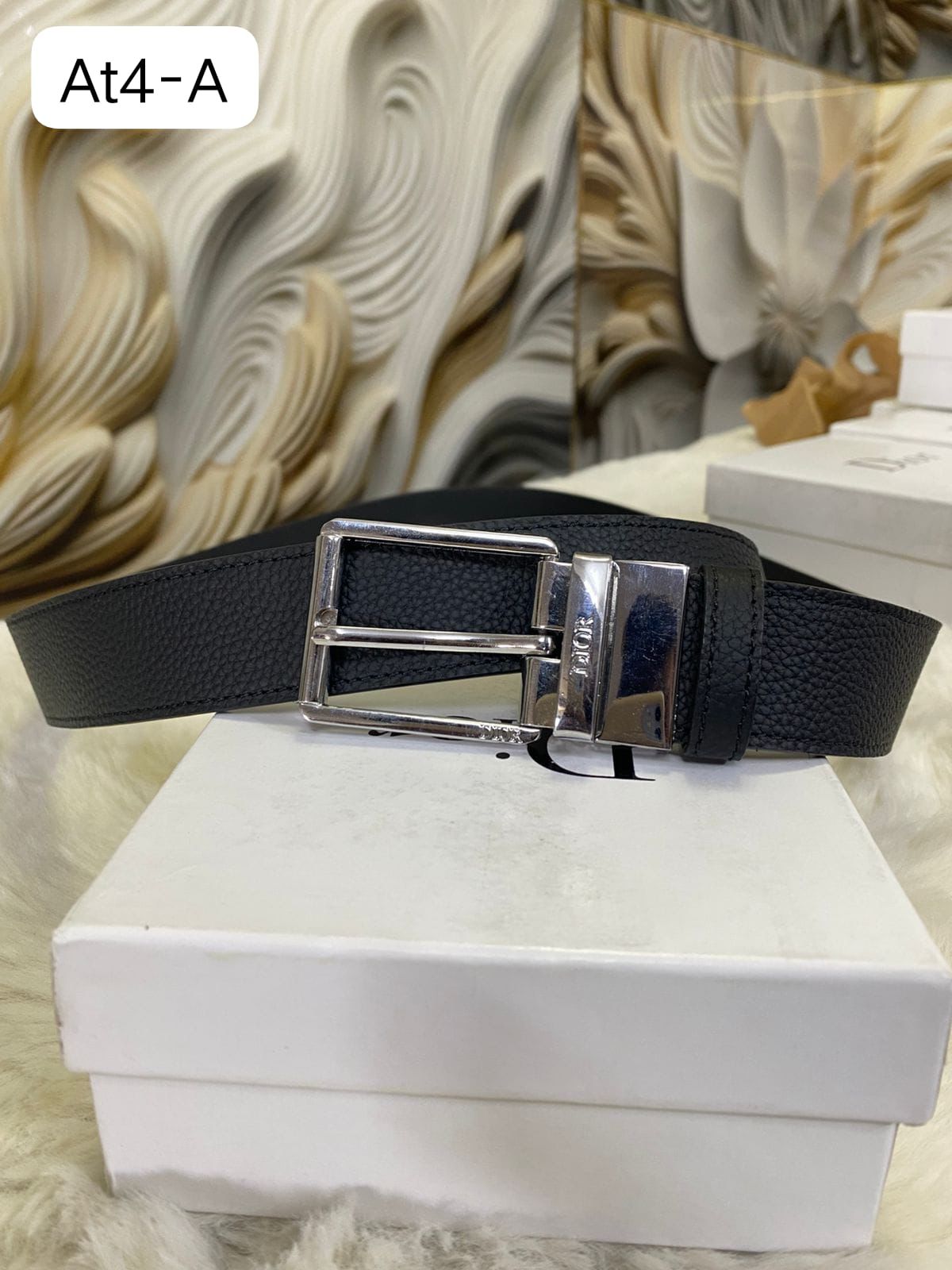 Leather Belt – Premium Designer Belt with Box