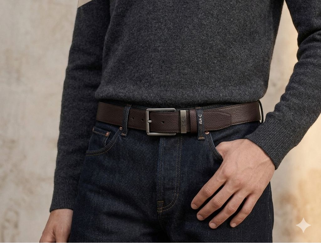 Leather Belt – Premium Designer Belt with Box