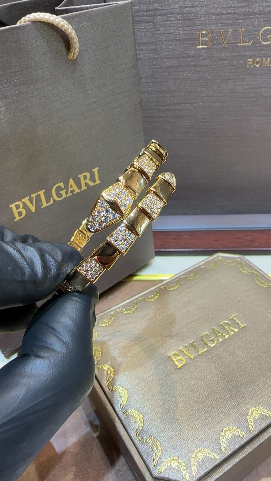 Gold Bracelet with Ring – Latest Luxury Jewellery Set