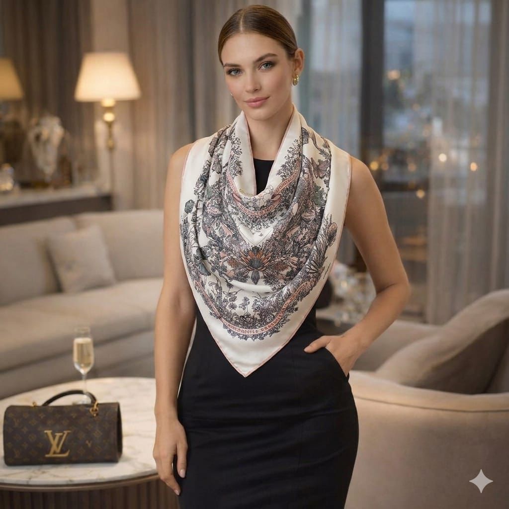 Silk Stole (Pack of Any 2 design )