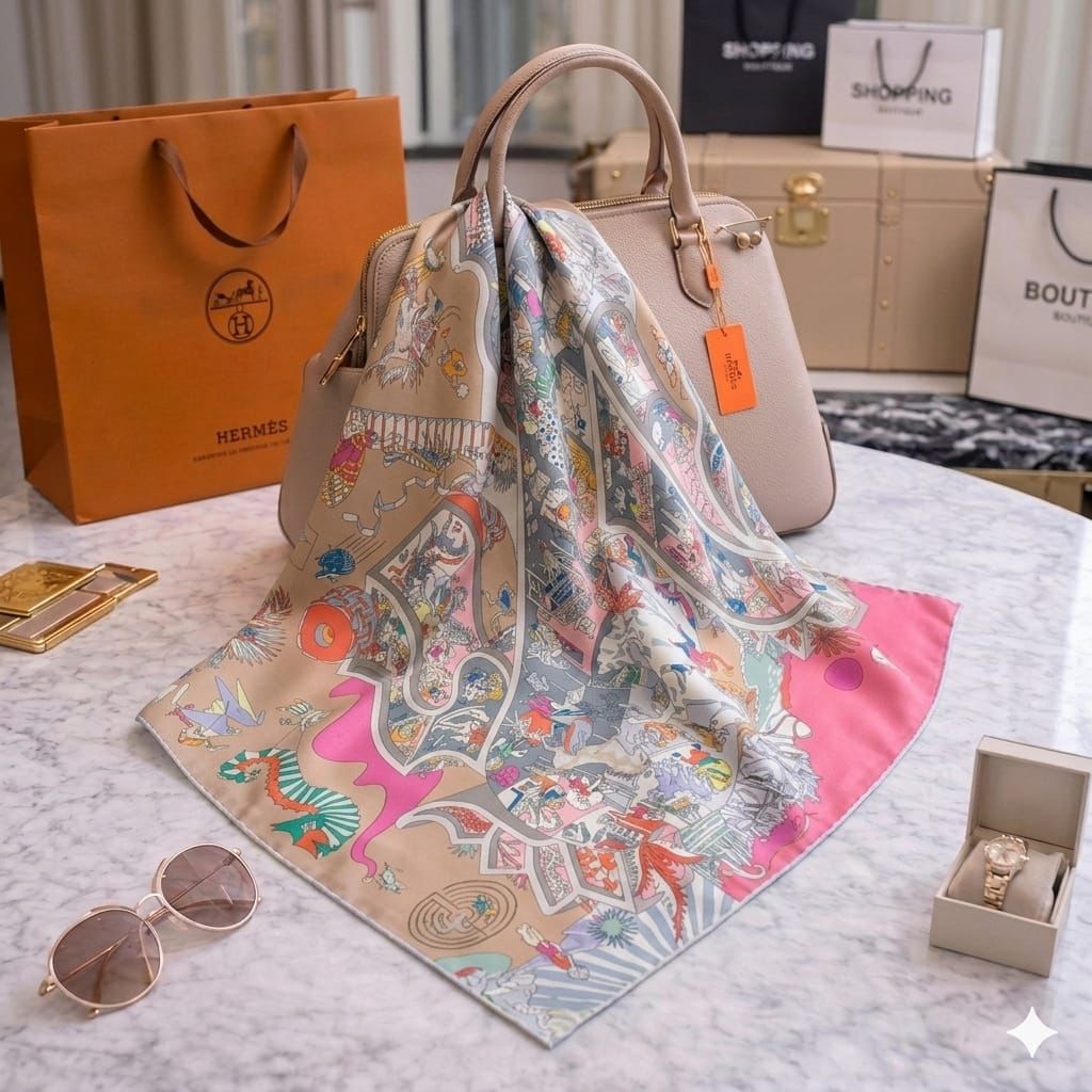 Her  Silk Stole – Elegant Luxury Collection