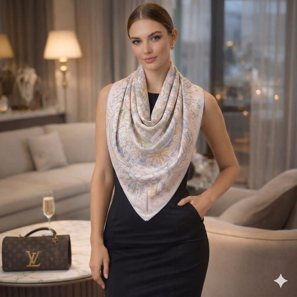Her  Silk Stole – Elegant Luxury Collection