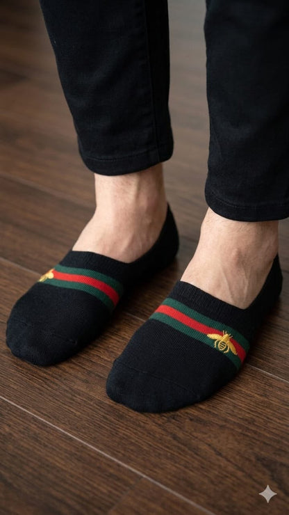 Luxury  Inspired Loafer Socks –  (Set of 12 Pairs)