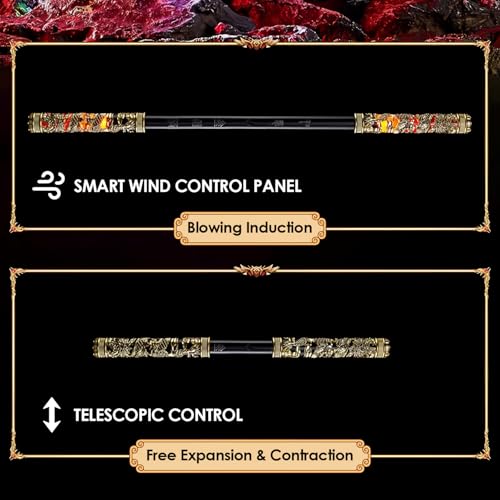 Glowing Magic Wand – Retractable LED Light-Up Wand